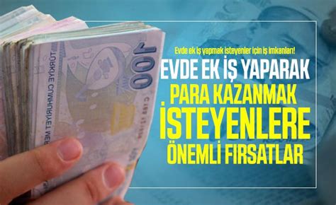 Ek İş Yaparak Evde Çalışmanın Avantajları